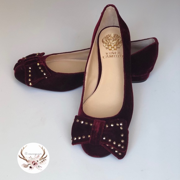 Vince Camuto Velvet Ballerina Flats NWOB - Picture 3 of 8